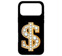Yes I'm Rich, Elegant Hip Hop Golden Dollar Sign Graphic Coque pour iPhone 17 Pro Max