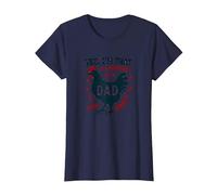 Yes I'm That Chicken Dad Guess What Butt Humour for Fathers T-Shirt, Femme, Bleu Marine, S