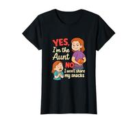 Yes I'm The Aunt No I Won't Share Snacks T-Shirt