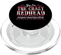 Yes, I'm The Crazy Redhead Everyone Warned You About PopSockets PopGrip pour MagSafe
