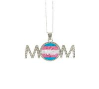 Yes I'm Trans LGBT Support Collier cadeau pour la fête des mères, M