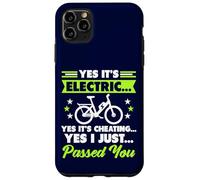 Yes It's Electric E-Bike Ebike Electric Bike Lovers Coque pour iPhone 11 Pro Max