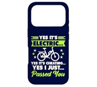Yes It's Electric E-Bike Ebike Electric Bike Lovers Coque pour iPhone 17 Pro