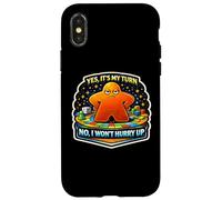 Yes It's My Turn No I Won't Hurry Up Jeu de société Amusant Lent Coque pour iPhone X/XS