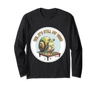 Yes It's Still My Turn Funny Snail Playing Boardgames Lover Manche Longue