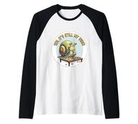 Yes It's Still My Turn Funny Snail Playing Boardgames Lover Manche Raglan