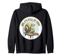 Yes It's Still My Turn Funny Snail Playing Boardgames Lover Sweat à Capuche
