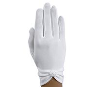YES KB-35 Gants de communion courts et simples avec doigts, Blanc., Taille unique