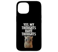 Yes My Thoughts Have Thoughts TDAH Neurodiversité Chat drôle Coque pour iPhone 15