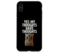 Yes My Thoughts Have Thoughts TDAH Neurodiversité Chat drôle Coque pour iPhone XS Max