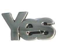Yes Referendum Vote Pin Badge, Election Bullot Broche