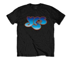 YES T Shirt Classic Bleu Band Logo Nouveau Officiel Homme Noir