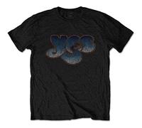 Yes - T-Shirt # S Black Unisex # Vintage Logo [Import]