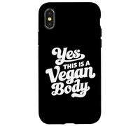 Yes This is A Vegan Body Coque pour iPhone X/XS