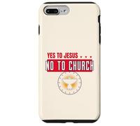 Yes to Jesus No to Church (Graphique) Coque pour iPhone 7 Plus/8 Plus