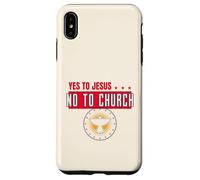 Yes to Jesus No to Church (Graphique) Coque pour iPhone XS Max