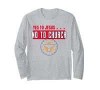 Yes to Jesus No to Church (Graphique) Manche Longue