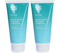 YES WB Water-Based Personal Lubricant Lubrifiant(S) 2x100 ml