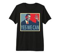 Yes We Can Barack Obama Président T-Shirt Haut de Gamme