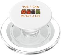 Yes We Can Funny Retro Canning Season Design PopSockets PopGrip pour MagSafe