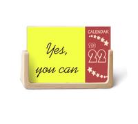 Yes You Can Calendrier de bureau 2022 avec citations inspirantes 12 mois