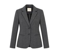 YES ZEE - Blazer à simple boutonnage à carreaux - Femme - Vestes - Gris - Taille: 40 FR