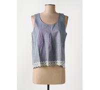 yes.zee chemisiers et blouses femme de couleur bleu 40