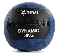 Yes4All 3 KG Ball de mur dynamique/medical souple pour entraînement complet et renforcement musculaire