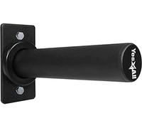 Yes4All 8NFL Support mural de plaques de poids - Stockage de plaques de poids olympiques de 5 cm, vendu à l'unité, noir, A. Simple