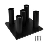 Yes4All AEA6 Support vertical pour barre olympique de 5 cm (5 barres, 9 barres), A. 5 barres