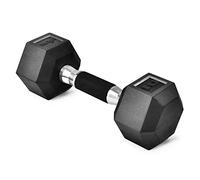 Yes4All AKU5Haltère hexagonal - Poignée en caoutchouc - 4,5 kg