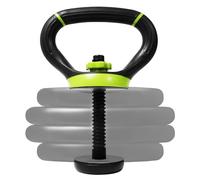 Yes4All B6D1 Poignée réglable pour kettlebell, convertisseur de plaque de poids, vert