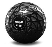 Yes4All Balles de Médecine Balles de Poids Ballon d'exercice en Caoutchouc sans Rebond pour la Musculation, la Puissance, la Boxe MMA et Le Poids de Gymnastique