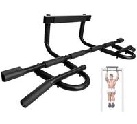 Yes4All Barre de traction robuste pour cadre de porte, construction principale solide, barre à prises multiples pour entraînement à la maison, sans vis, portable