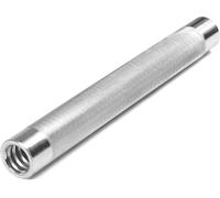 Yes4All Barres d'haltères solide 4 colliers et barre de connexion - Longueur 40 cm Ø 3 cm, Longueur 35 cm Ø 2,5 cm