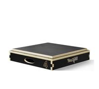 Yes4All Boîte à sauter pliométrique empilable en bois - Noir 10,2 cm