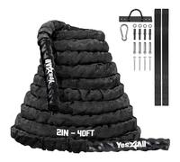 Yes4All Corde de combat avec housse 5,1 cm - 12,2 m + ancre + sangle