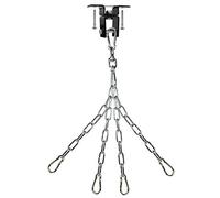 Yes4All, Crochet de balançoire robuste pour sac de frappe - Cintre de sac lourd - Chaîne de sac pour support de boxe - Suspension intérieure ou extérieure - Rotation à 360° - 2 vis - Facile à utiliser