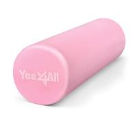 Yes4All EVA Foam Roller - Rouleau Musculaire Ultra Léger de Densité Moyenne 30/45/61/91 CM de Long Pour le Dos, les Jambes, les Séances D'Entraînement, Gym, Pilates, Fitness, Yoga