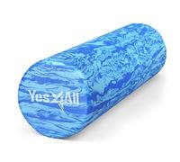 Yes4All EVA Foam Roller - Rouleau Musculaire Ultra Léger de Densité Moyenne 30/45/61/91 CM de Long Pour le Dos, les Jambes, les Séances D'Entraînement, Gym, Pilates, Fitness, Yoga
