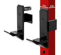 Yes4All J Crochet Power Cages - Supports de Squat en Acier 2x2/3x3 avec Protection UHMW Pad - Attachements de Rack à Squat pour Home Gym - Barre Musculation.