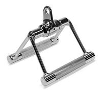Yes4All TX83 Cable Attachment Grip Rotating Handle Mixte, E. Poignée Double D, chromée rotative, Standard