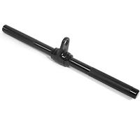 Yes4All jxlx câble poignée moletée en Diamant rotative Unisexe, B Barre Droite-Noir, Attachment