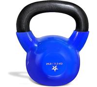 Yes4All KD6S Kettlebell en fonte revêtue de vinyle, 11,3 kg