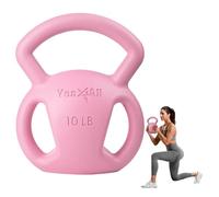 Yes4All Kettlebells de musculation avec trois poignées (4,5 kg - Rose)