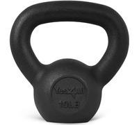 Yes4All KXIF Kettlebell en fonte, 4.5 kg, Kettlebells noir pour le fitness et la musculation à domicile