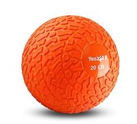 Yes4All LG75 Slam Balls 9 kg, Orange, Medicine Ball remplie de sable, convient pour l'entraînement et la musculation
