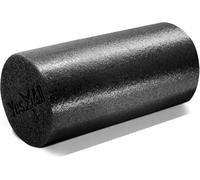 Yes4All Rouleau Mousse Rond en PE Densité Moyenne pour Pilates, Yoga, Étirements, Équilibre & Exercices du Core - 30 cm Noir