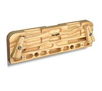 Yes4All Planche d'escalade Fingerboard Gripboard à Suspendre en Bois pour Porte - Équipement de renforcement de la Main pour l'entraînement des Doigts Prise en Main et Traction, D'entraînement de Bloc