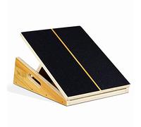 Yes4All Planche inclinée en bois de qualité supérieure, Planche d'inclinaison réglable et antidérapante pour étirement/squat, Pour les squats profonds et l'amélioration des squats surélevés
